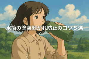 水筒の塗装剥がれ防止