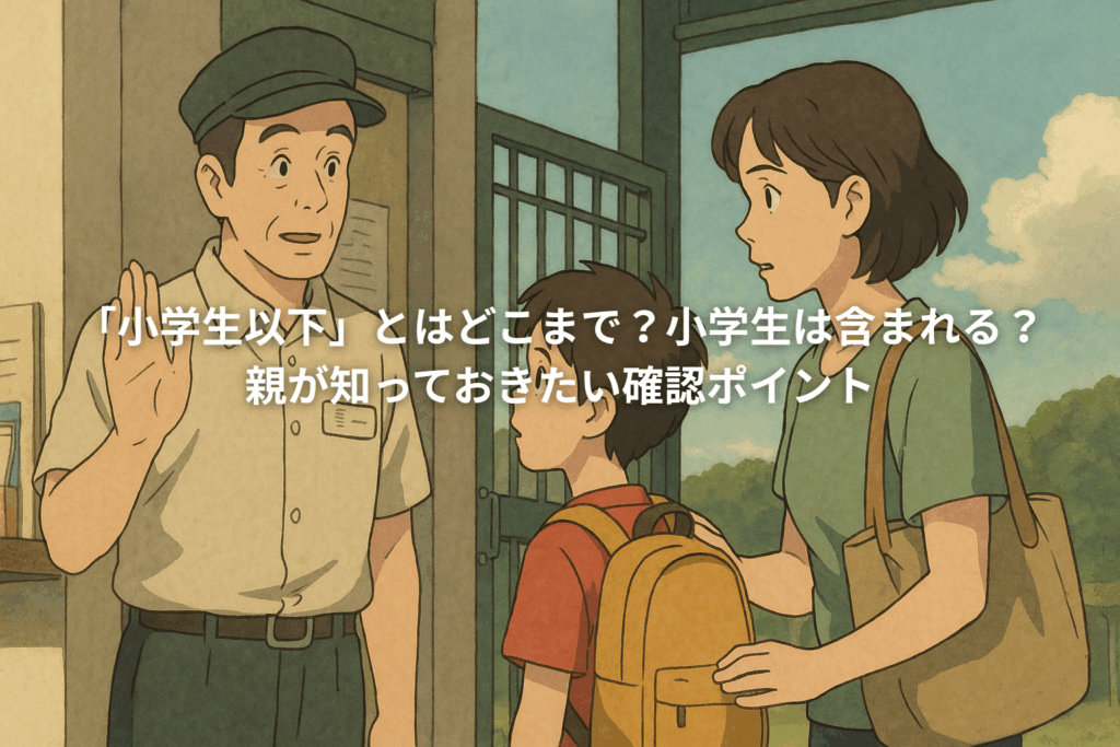 小学生以下