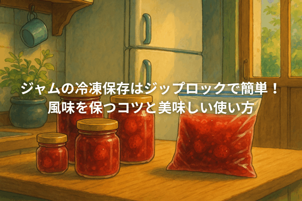 ジャムの冷凍保存