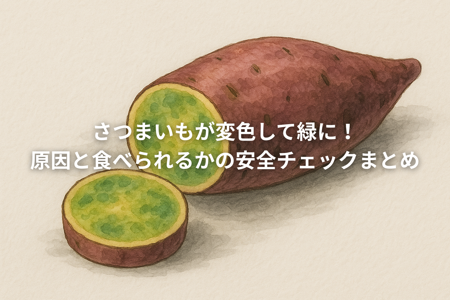 緑のサツマイモ