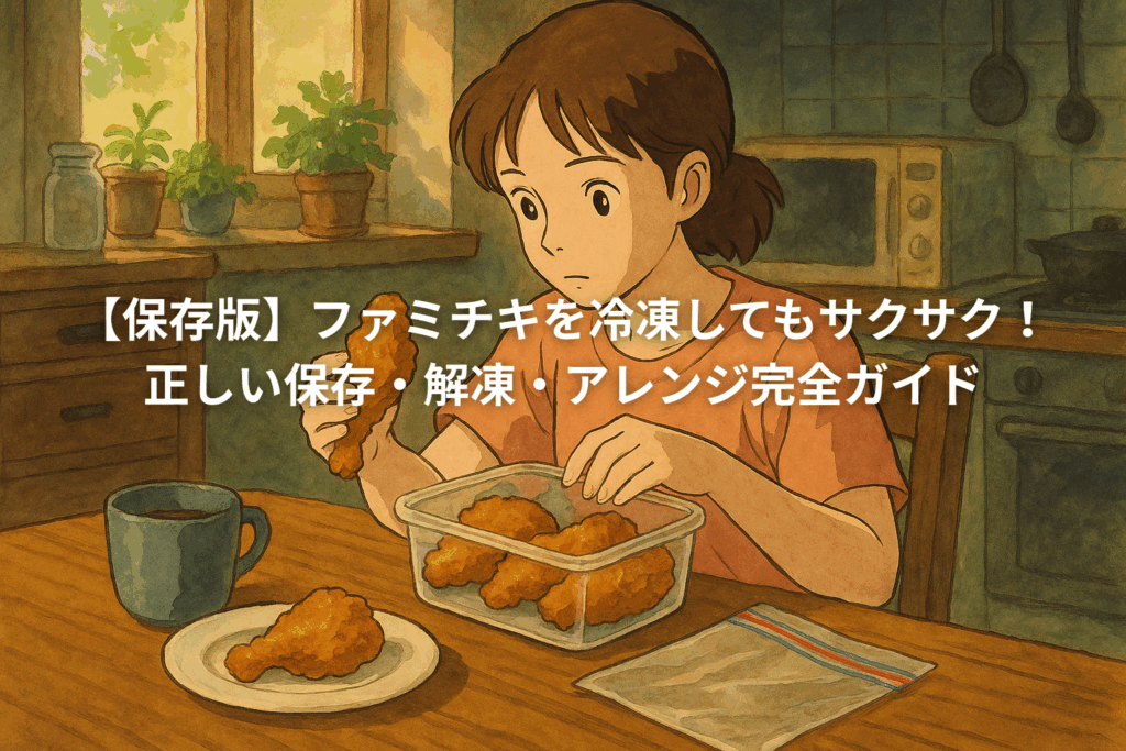 ファミチキ　冷凍保存