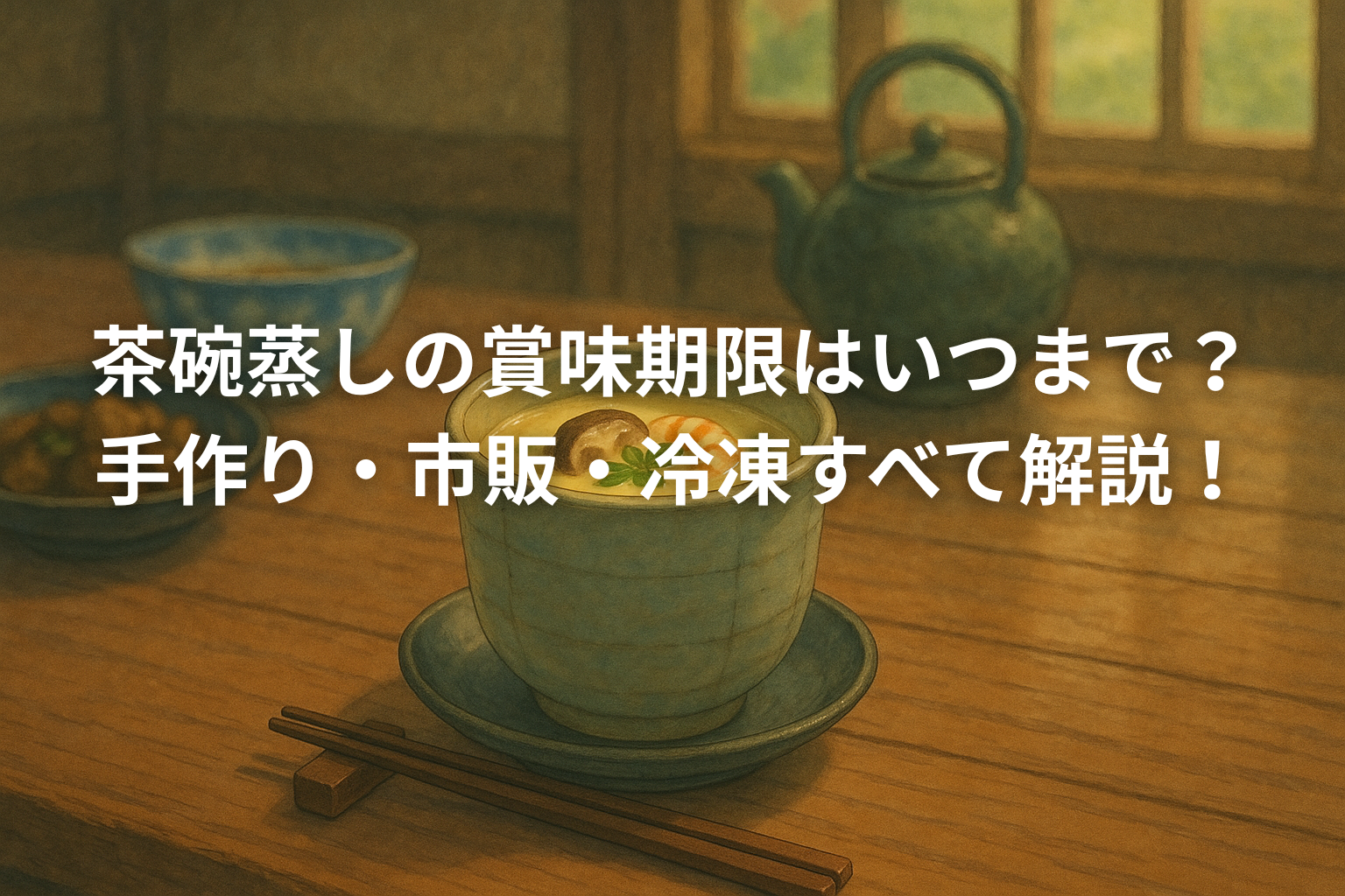 茶碗蒸しの賞味期限