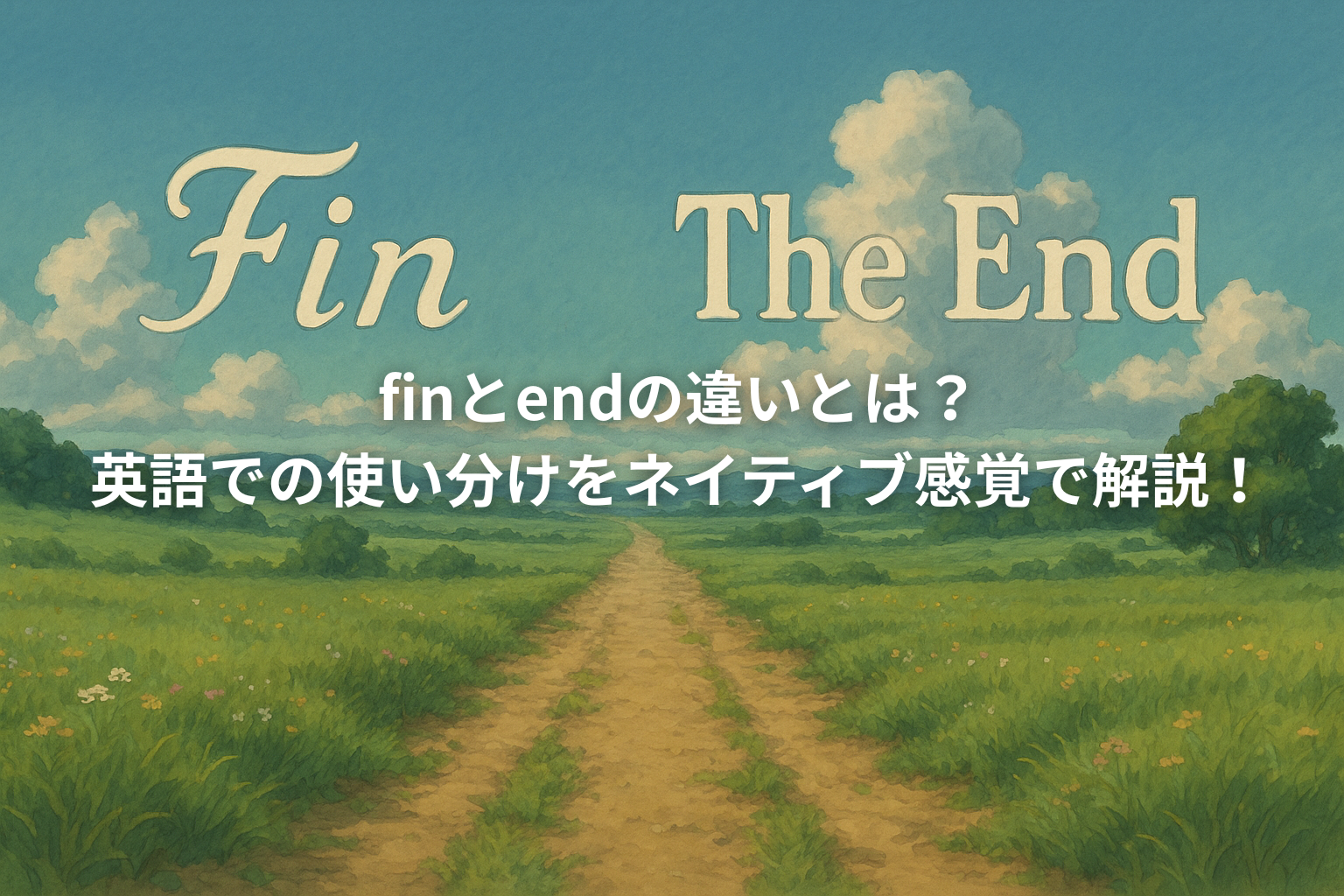 finとendの違い