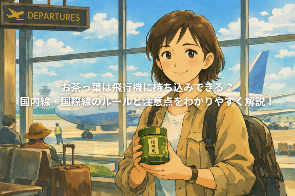 お茶っぱの持ち込み