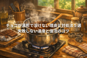 チョコレート溶けない