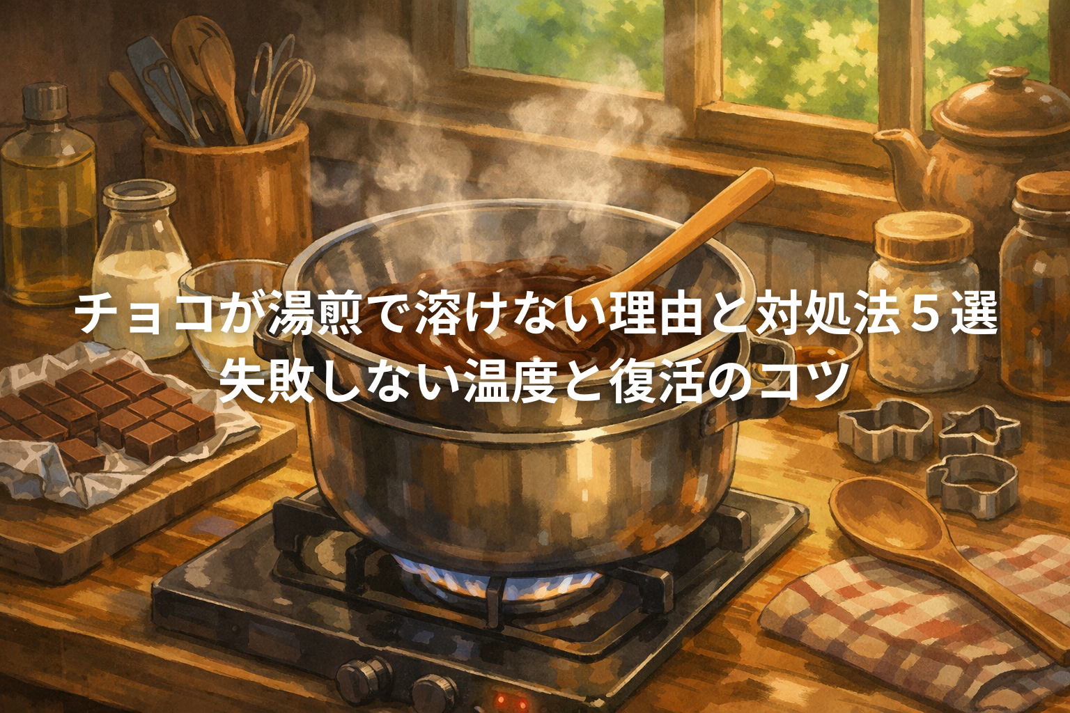 チョコレート溶けない