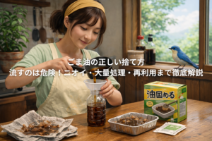 ごま油の正しい捨て方